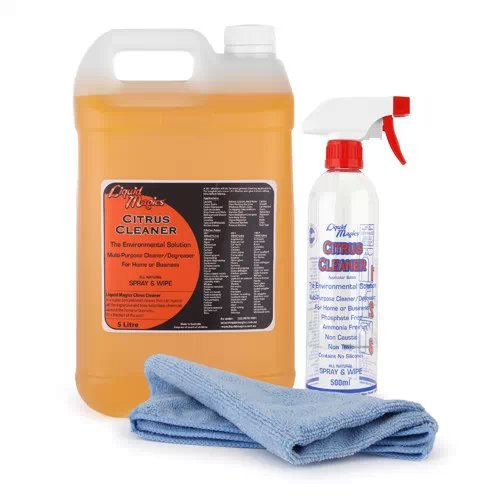 Liquid Magics All Purpose Citrus Cleaner Concentrate 5 Litre Kit